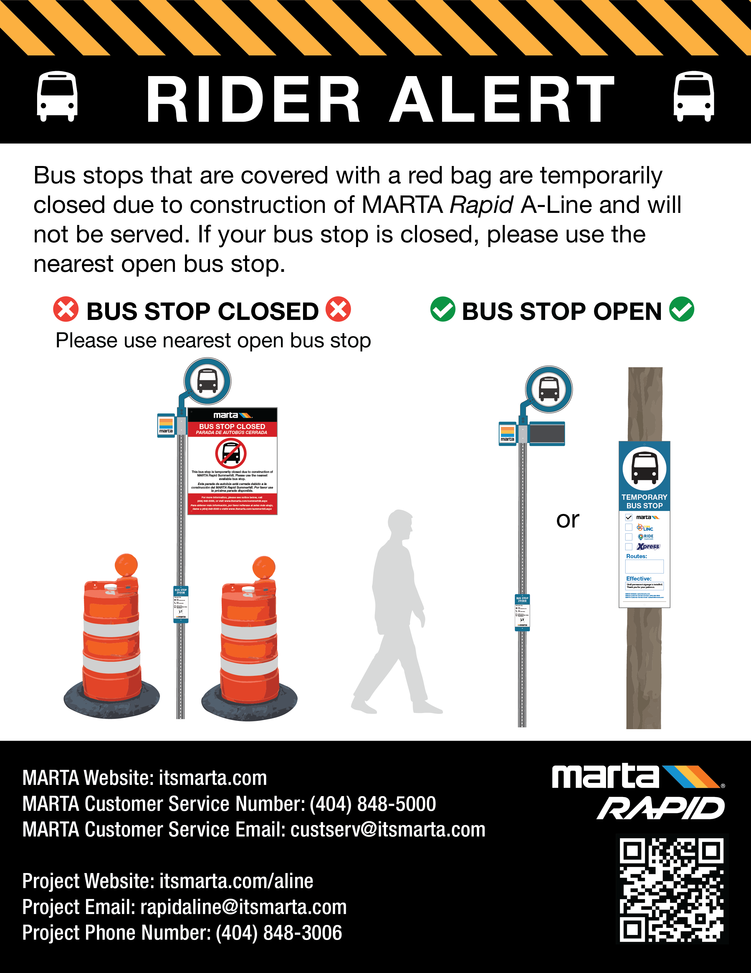 Summerhill Bus Stop Rider Alert 4-22-25